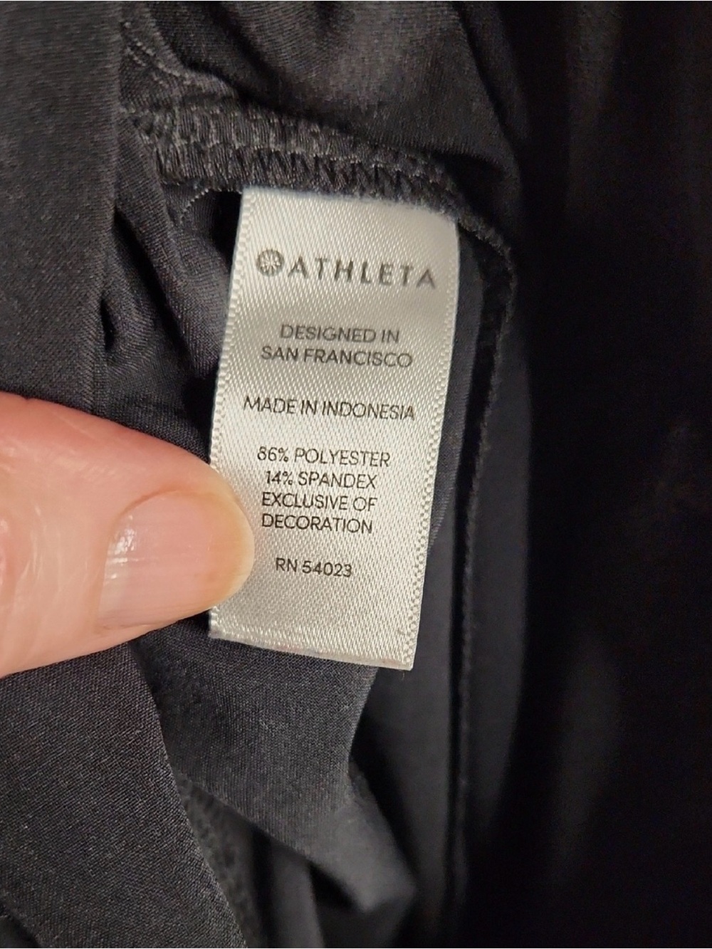 Athleta Chelsea Black Wide-Leg Pull-On Pants - Picture 4 of 6